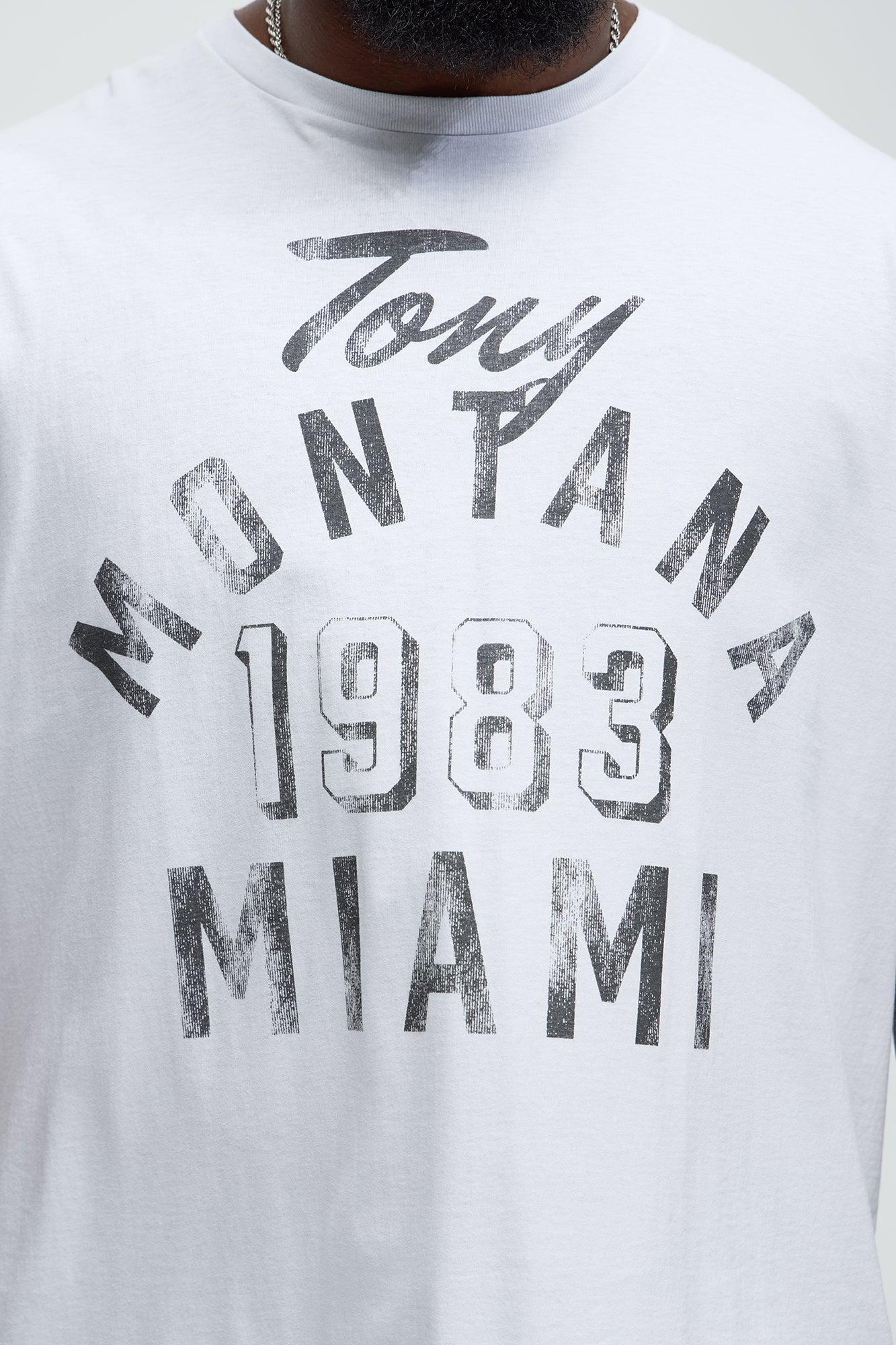 Scarface 1983 Miami Short Sleeve Tee - White Product Image