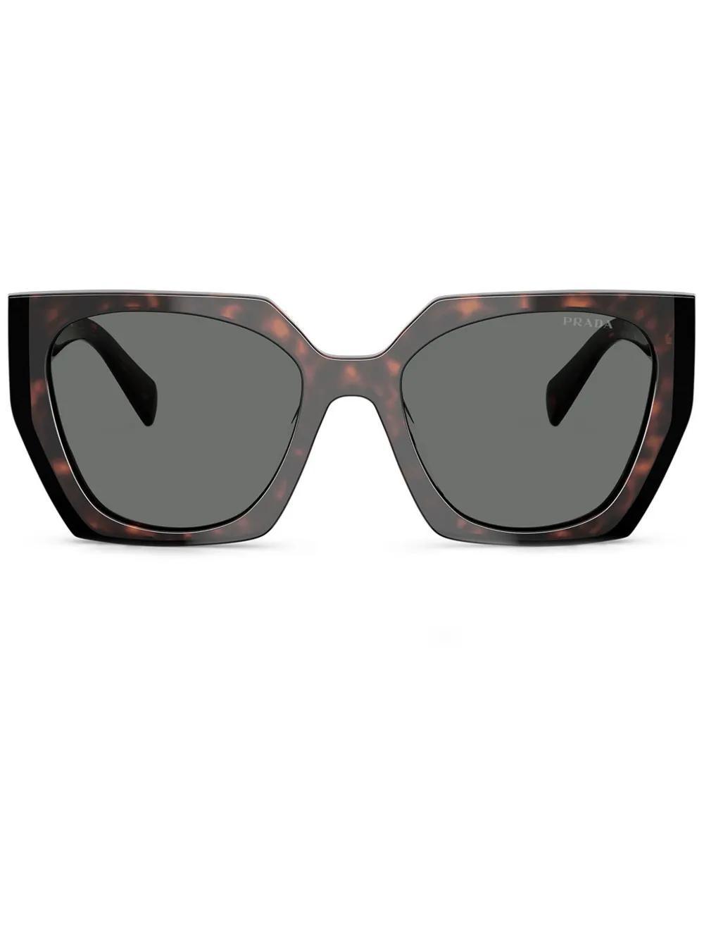 PRADA Eyewear Sunglasses In Marrone Product Image