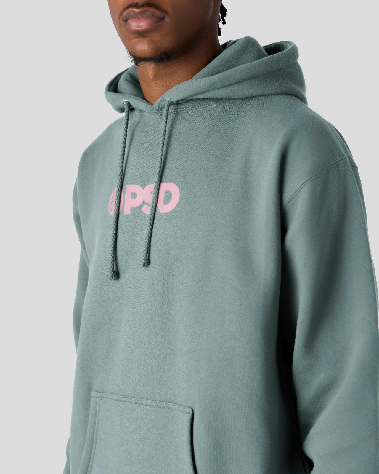 PSD Dusty Sage Hoodie Male Product Image