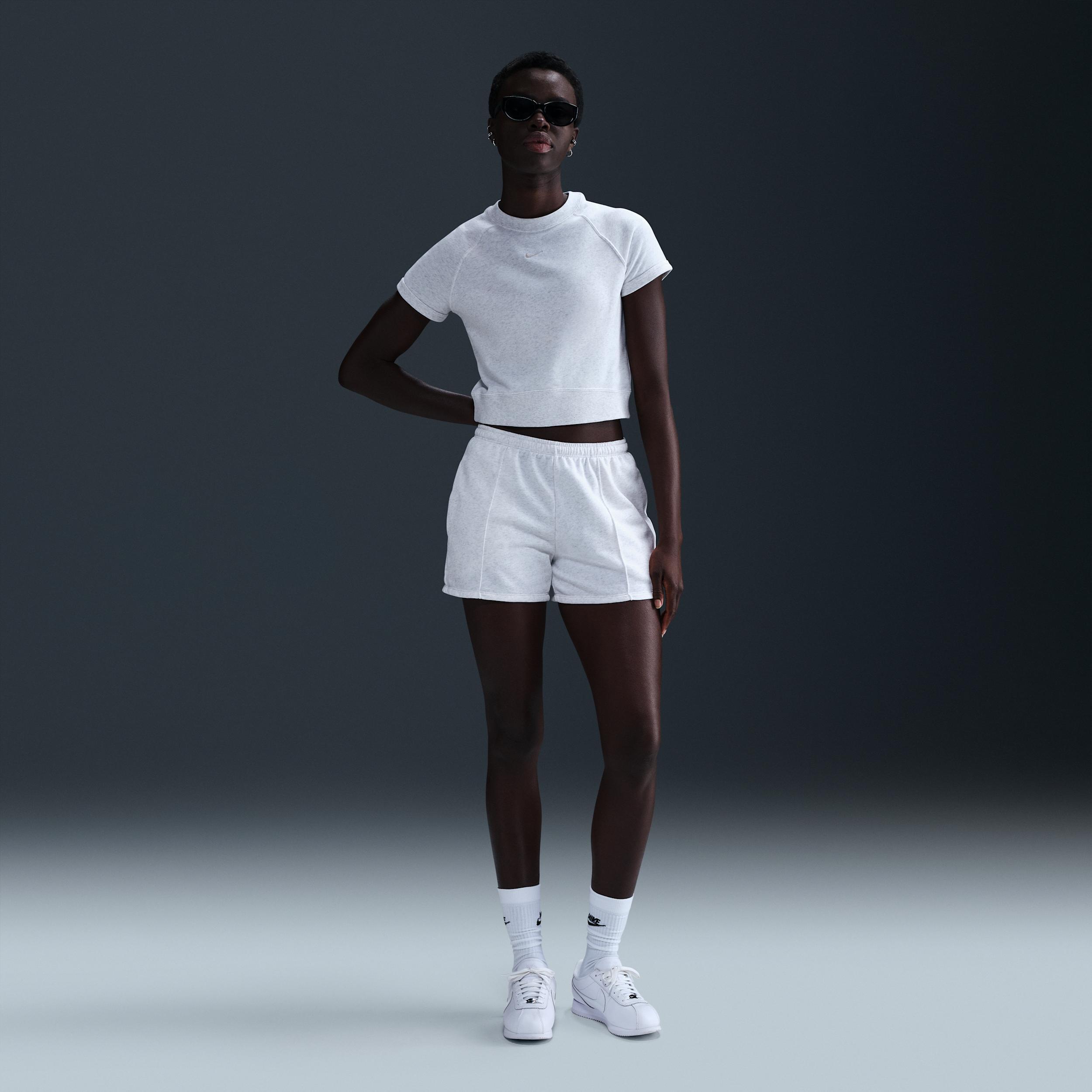 Women's Nike Sportswear Chill Terry Short-Sleeve French Terry Top Product Image