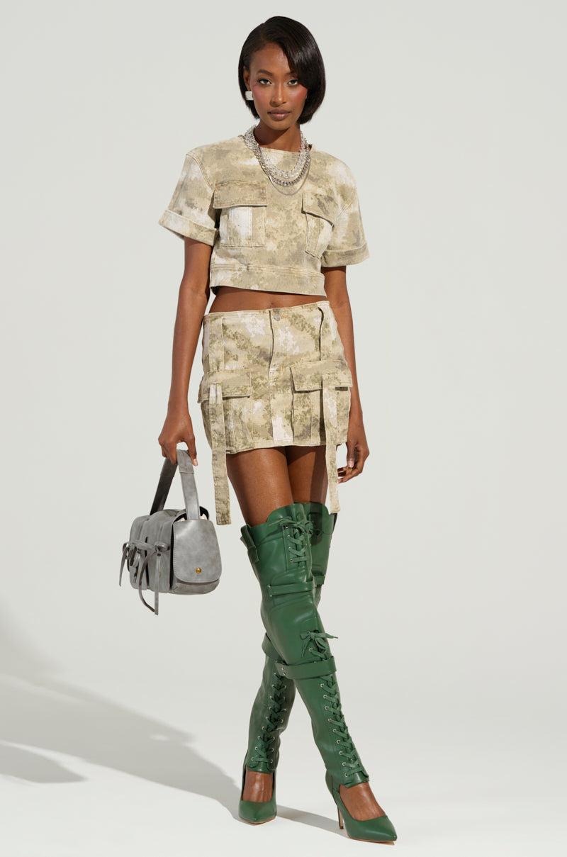 READY FOR WHATEVER CAMO SHORT SLEEVE SHIRT Product Image