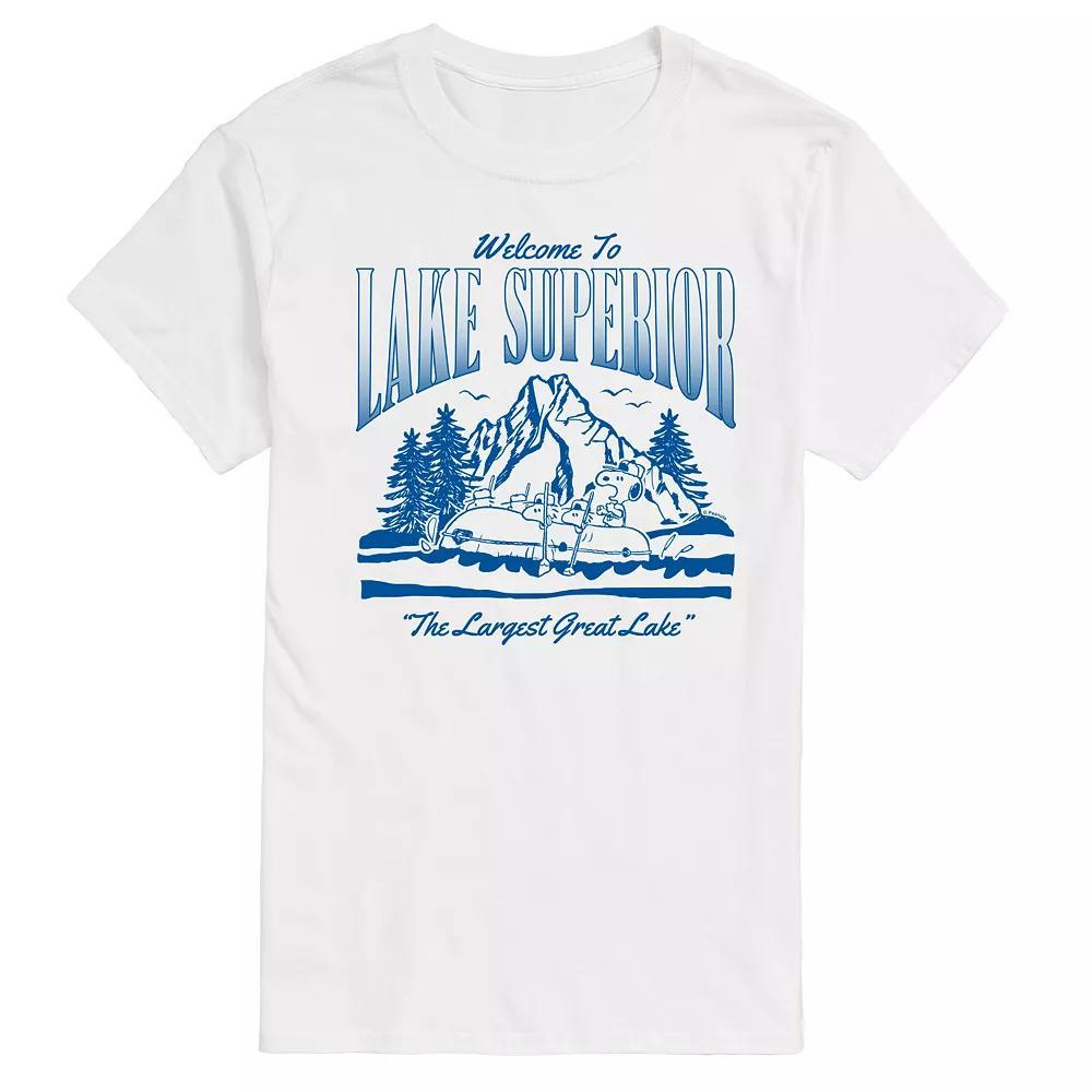 Mens Peanuts Snoopy Lake Superior Graphic Tee Product Image