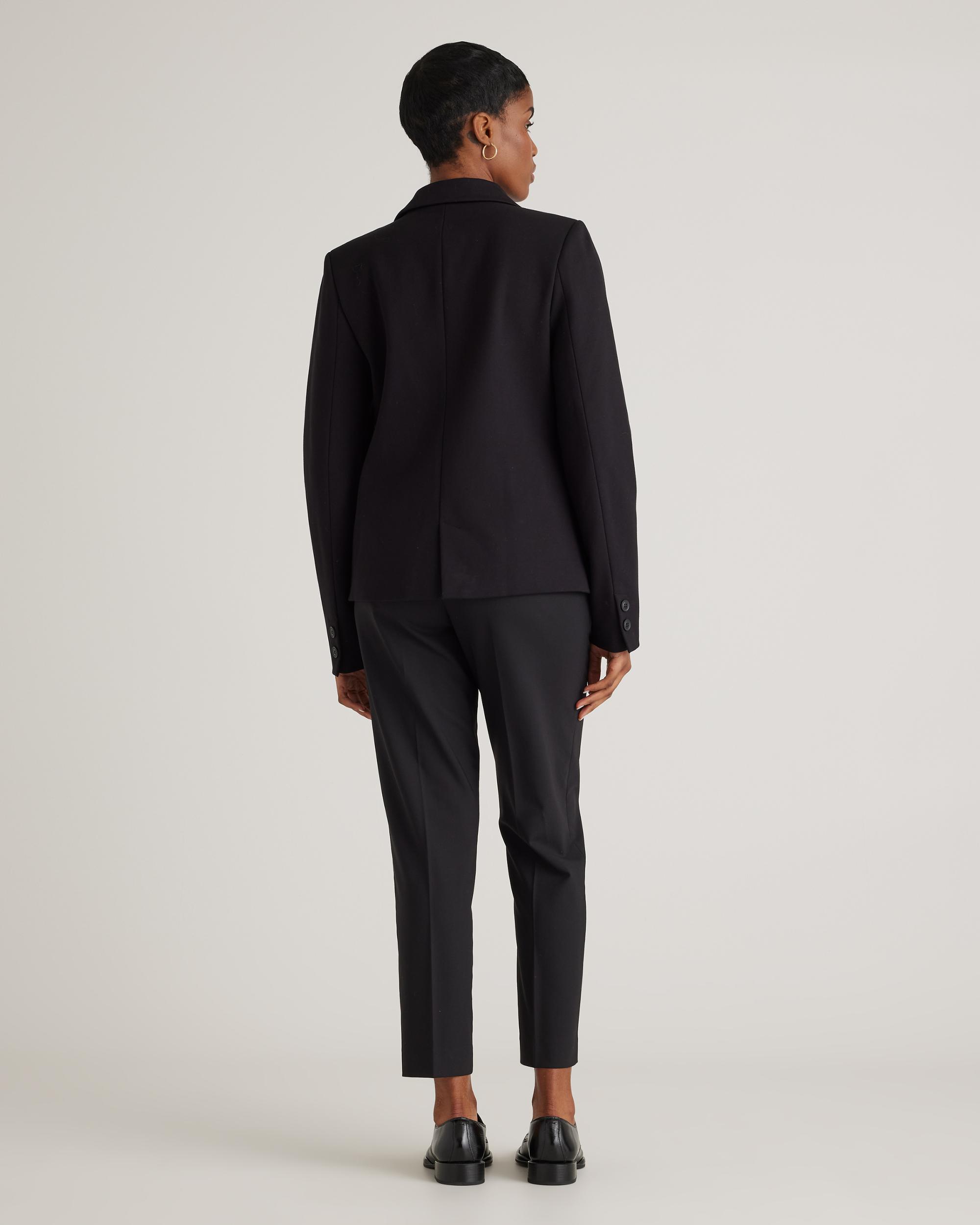 Quince | Women's Ultra-Stretch Ponte Double Breasted Blazer Size XS, Rayon Product Image