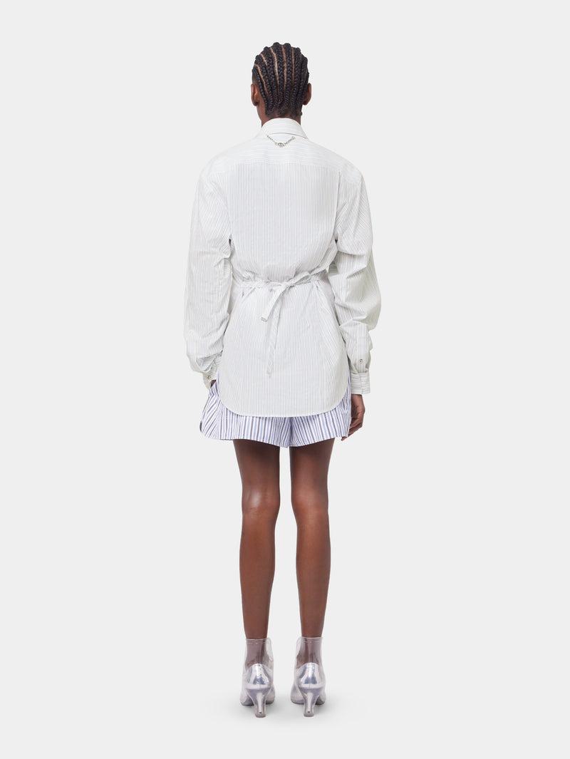 PURPLE OVERSIZED TEE-SHIRT IN COTTON JERSEY Product Image