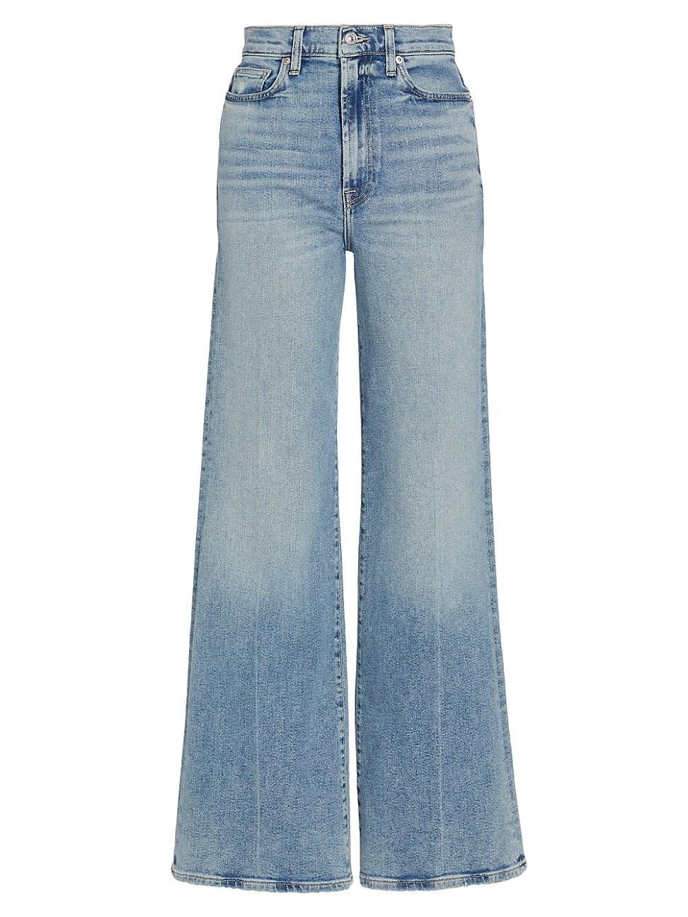7 For All Mankind Ultra High Rise Jo Wide Leg Jeans in Must Product Image