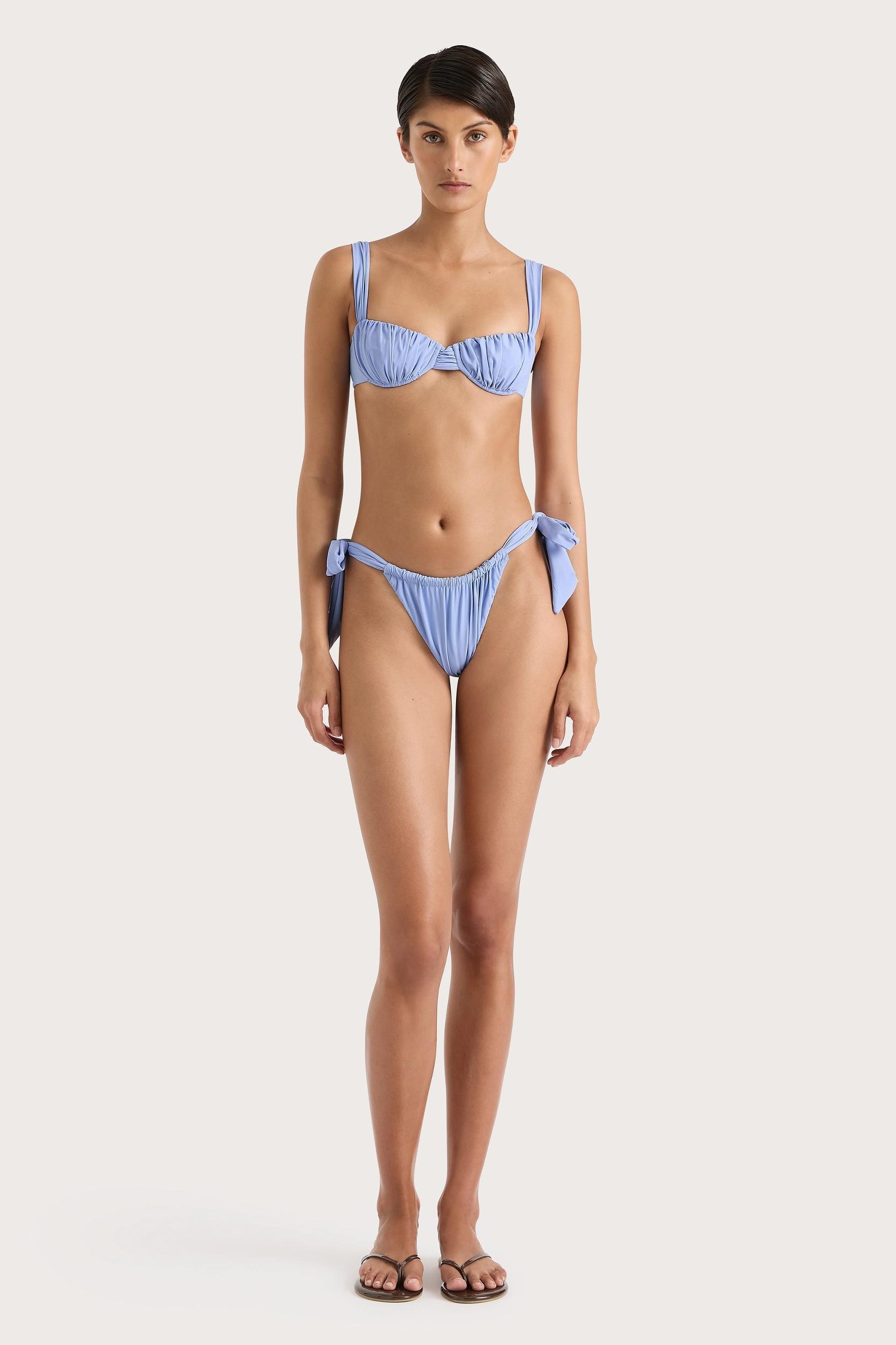 Sol Bikini Top Blue Product Image