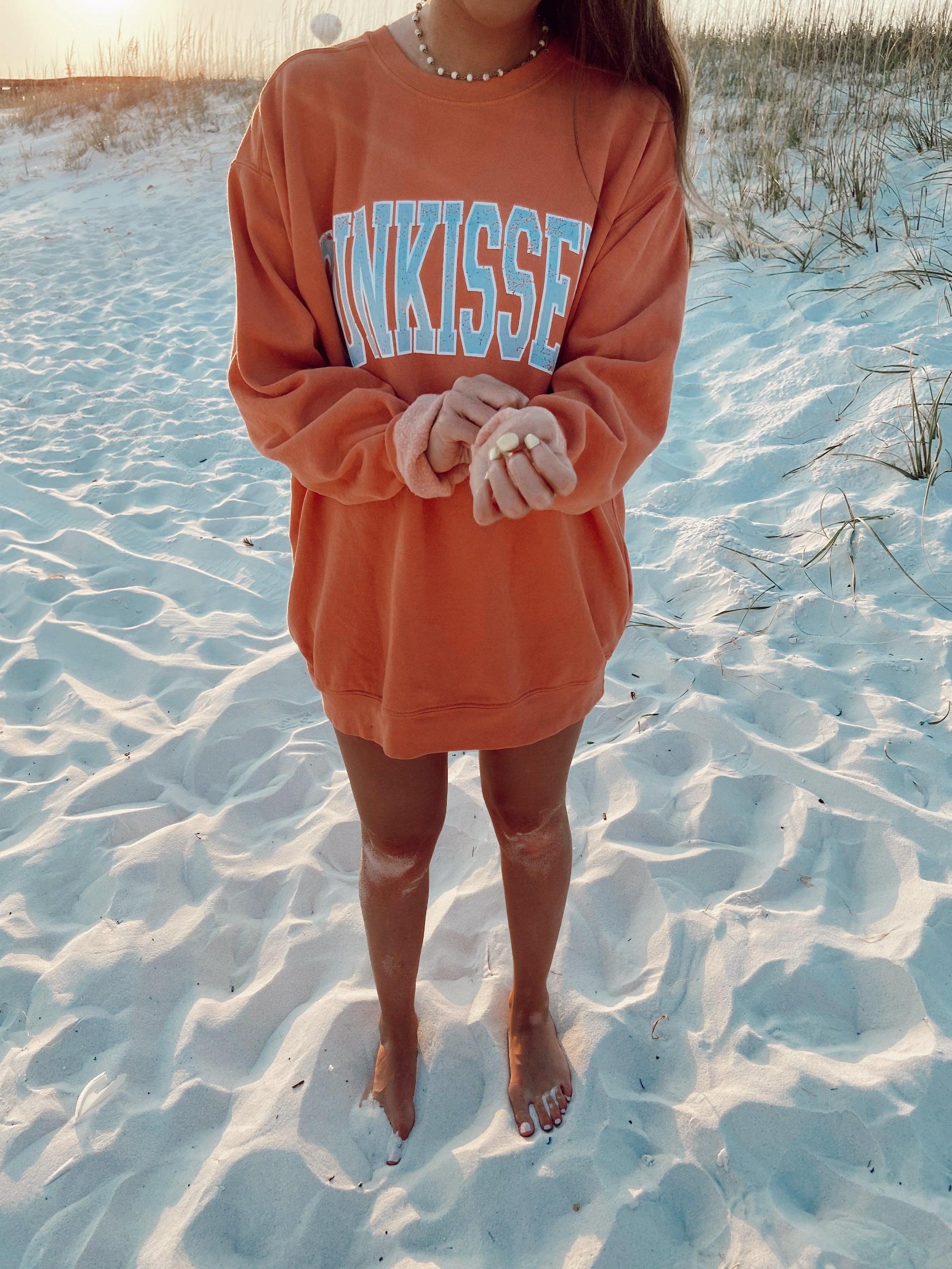 Original Sunkissed Comfort Colors Sweatshirt Girls Product Image