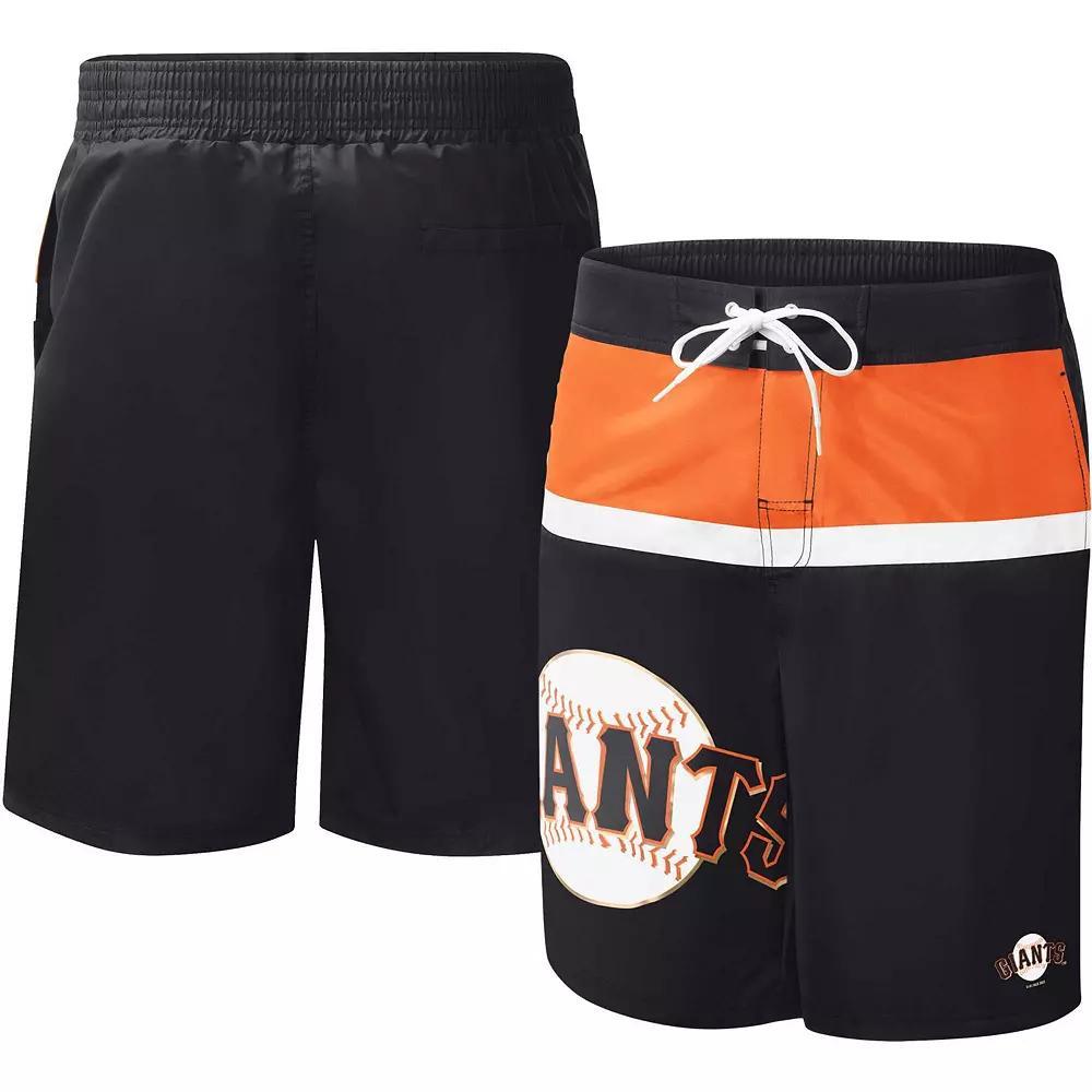 Men's G-III Sports by Carl Banks Black San Francisco Giants Sea Wind Swim Shorts, Size: Medium Product Image