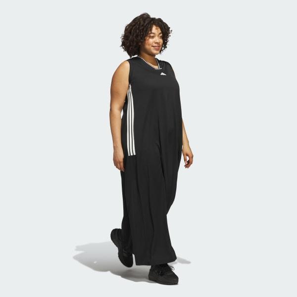 Womens adidas Tiro Cut 3-Stripes Soft Mesh Long Dress (Plus Size) Product Image