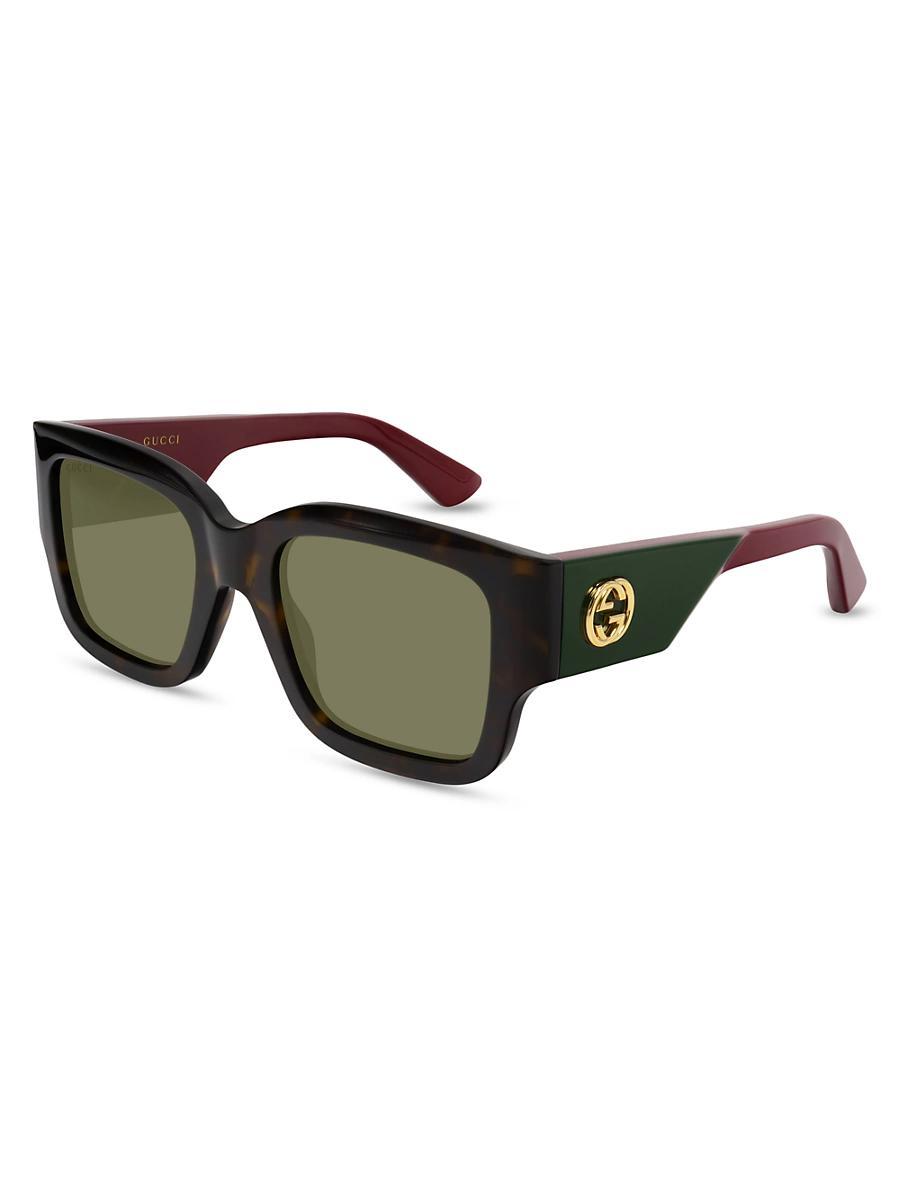 Womens Oblique 52MM Squared Sunglasses Product Image