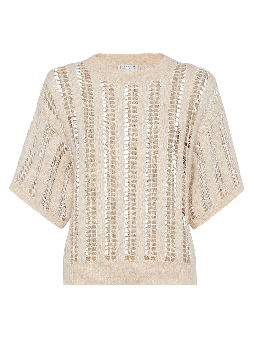 Womens Wool and Mohair Sweater Product Image