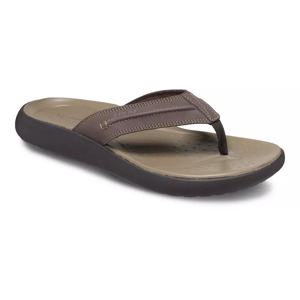 Crocs Yukon Vista II LiteRide™ Men's Flip Flops, Size: M8W10, Green Product Image