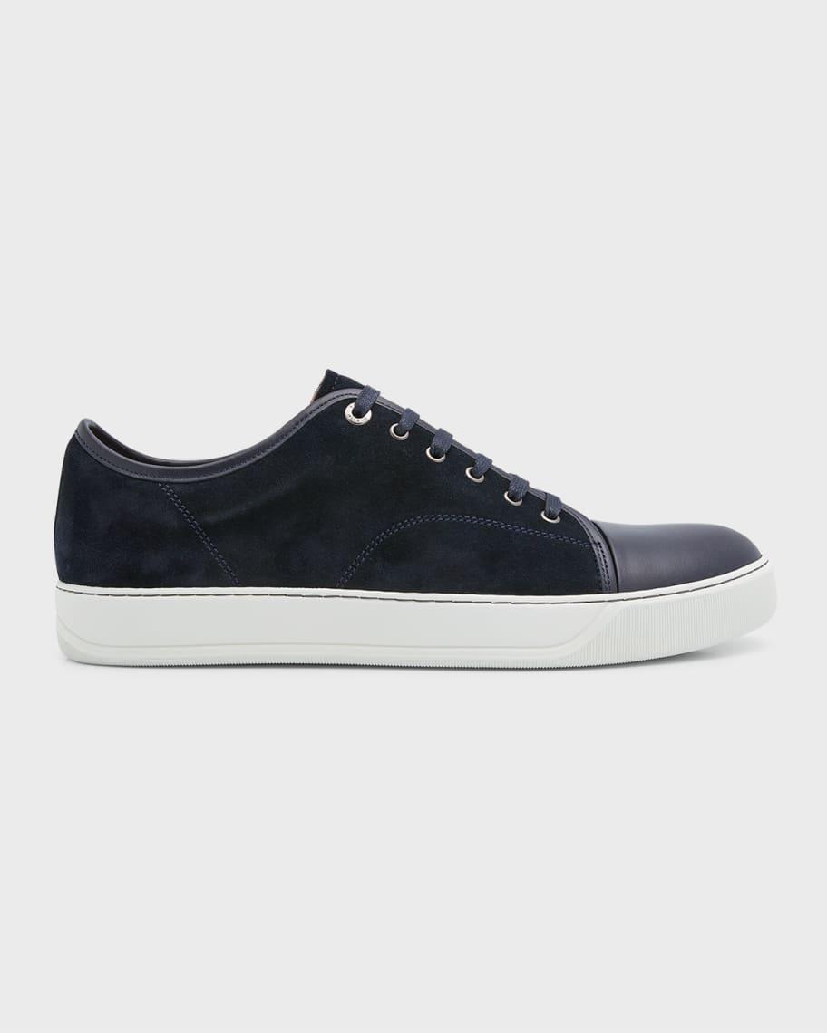 Mens Matte Cap-Toe Low-Top Sneakers Product Image