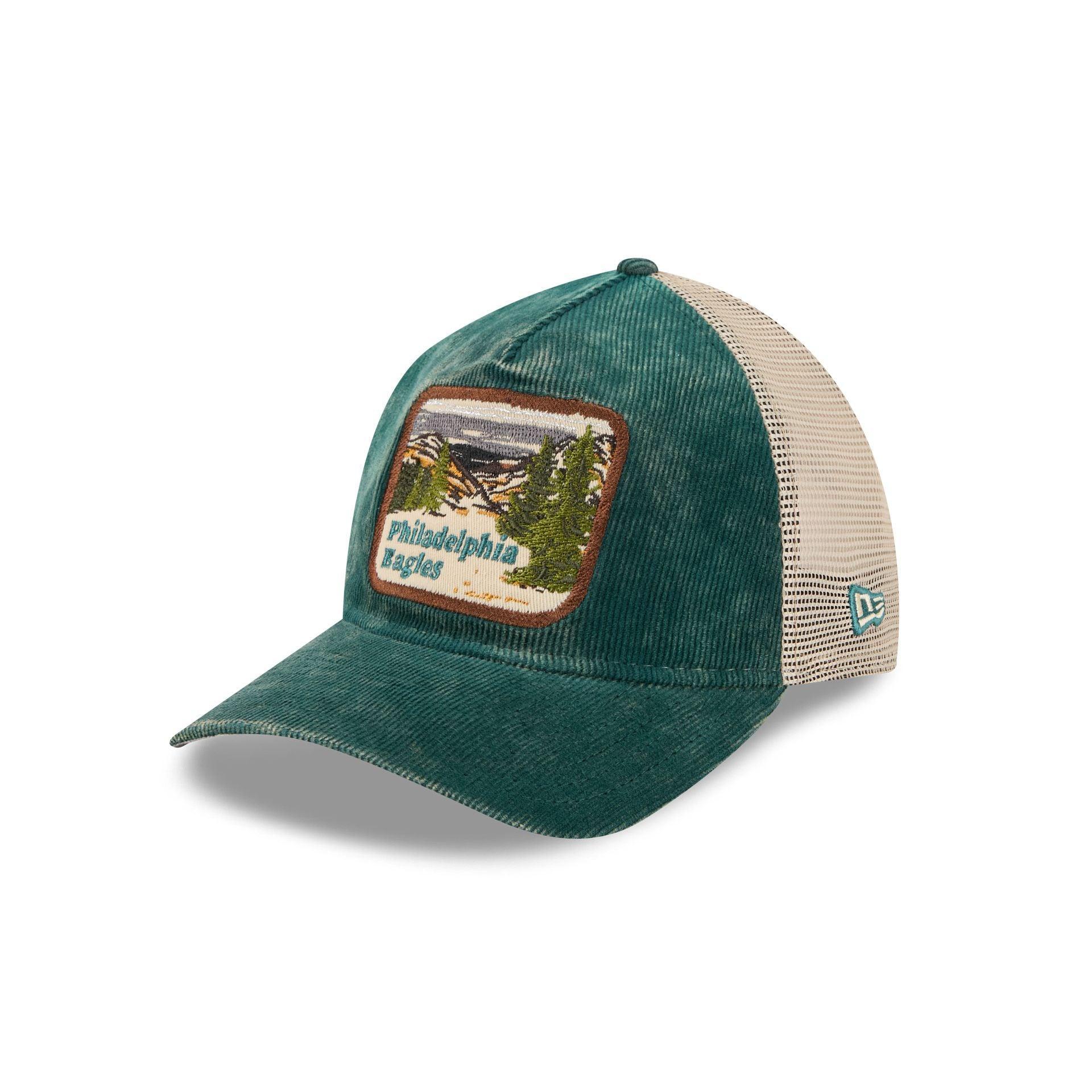 Dallas Cowboys Vintage Landscape 9TWENTY A-Frame Trucker Hat Male Product Image