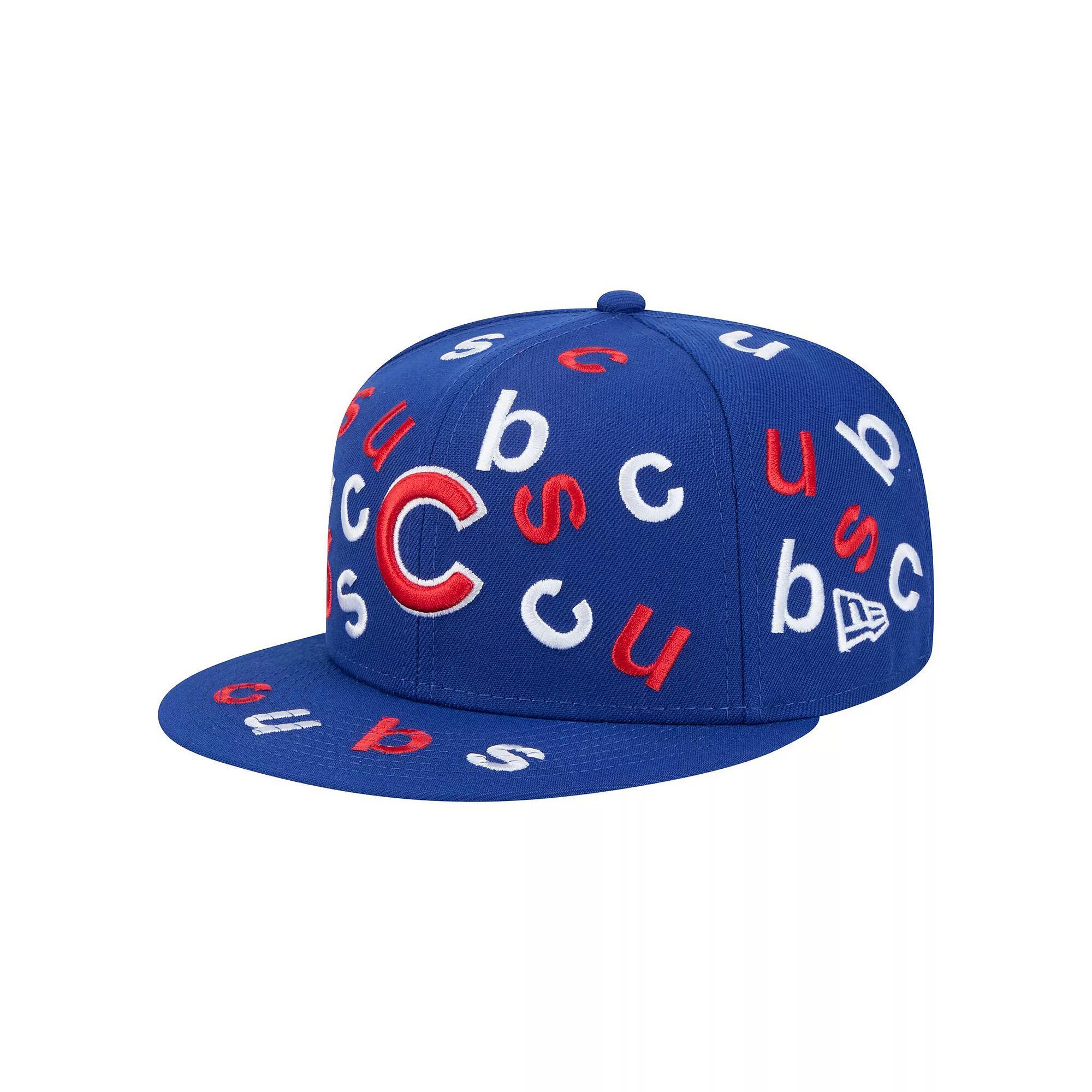 Men's New Era Royal Chicago Cubs Team Confetti 59FIFTY Fitted Hat, Size: 7, Blue Product Image