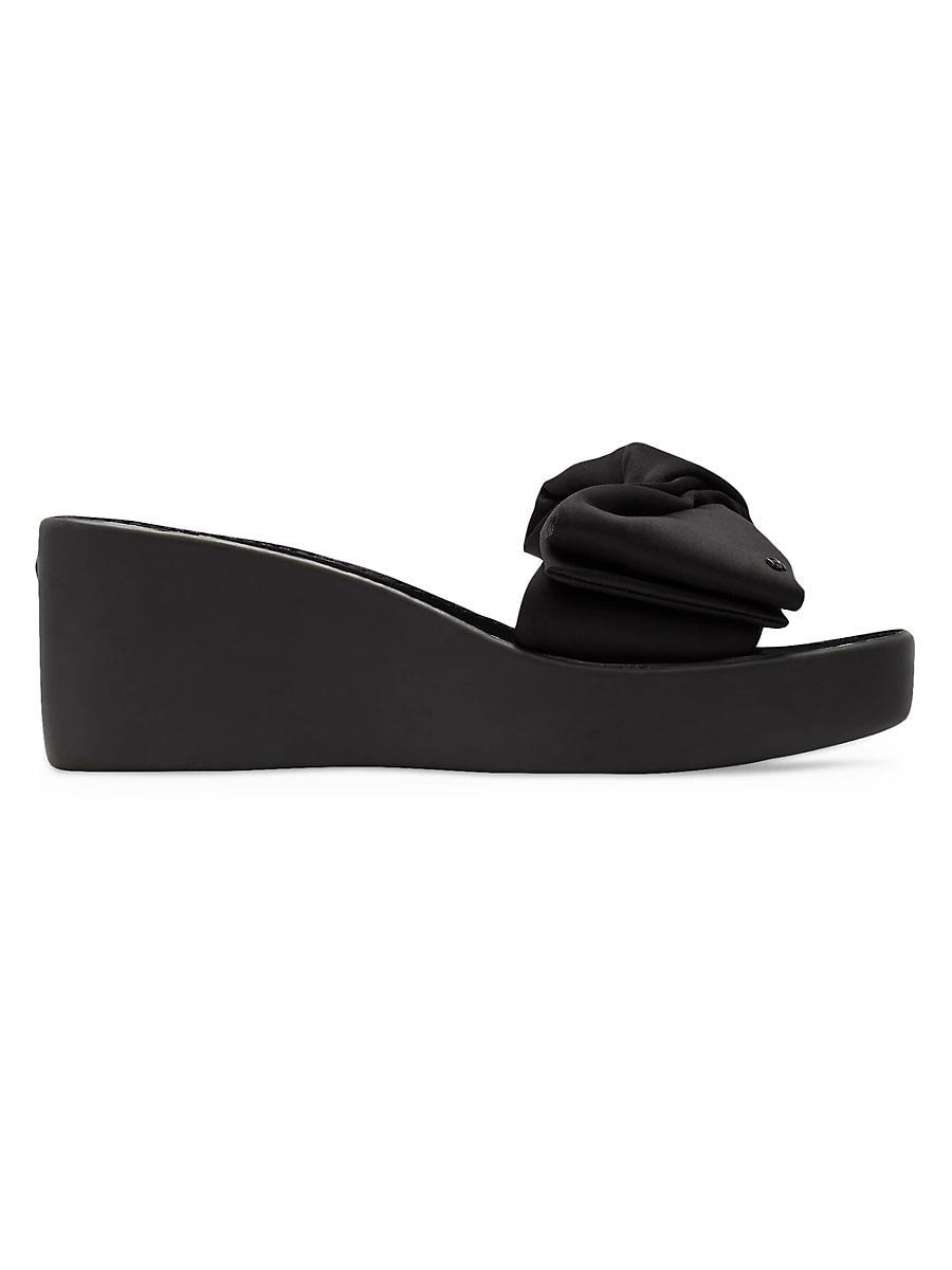 kate spade new york Bikini Bow Detail Platform Wedge Sandals Product Image