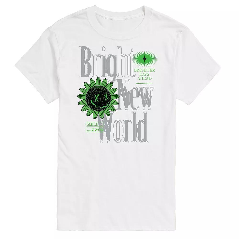 Big & Tall Bright World Tee, Men's, Size: XL Tall, Royal Blue Product Image