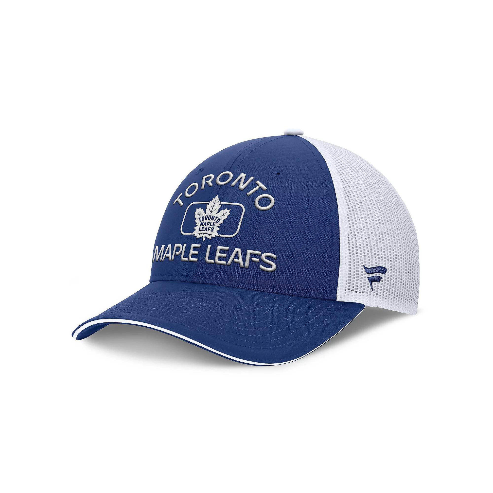 Men's Fanatics Blue/White Toronto Maple Leafs Authentic Pro Rink Trucker Hat, Mpl Blue Product Image