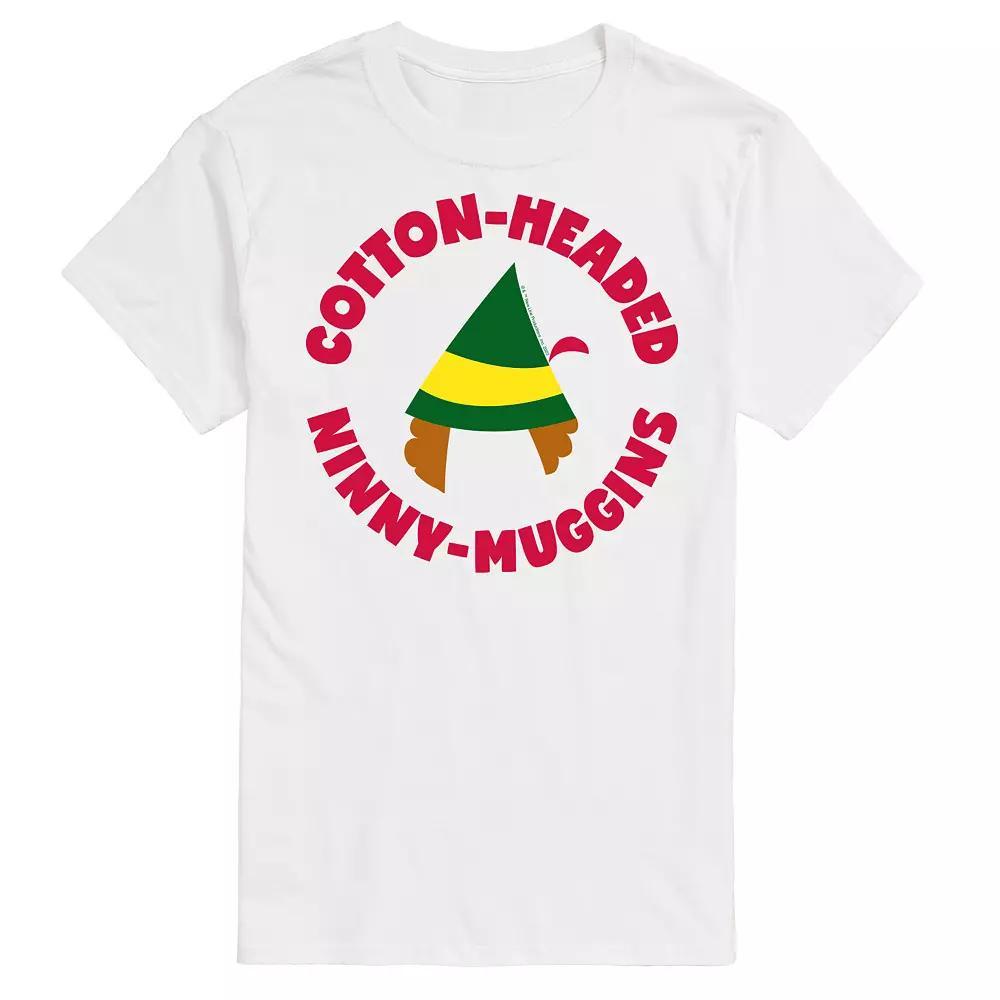 Big & Tall Elf Ninny Muggins Graphic Tee, Mens Product Image