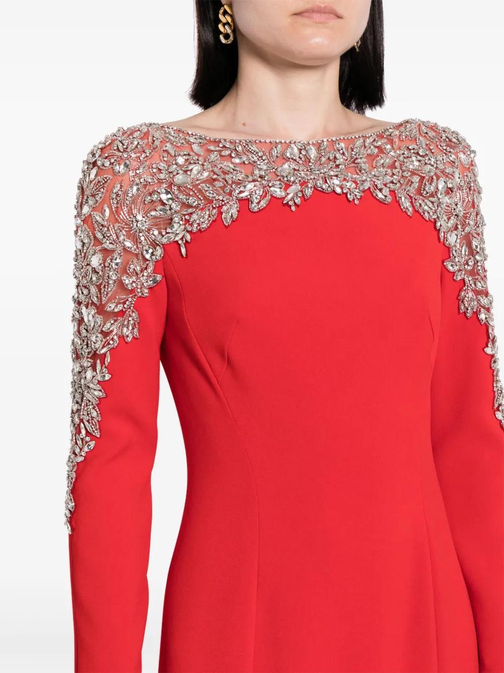 Solstice crystal-embellishment midi dress Product Image