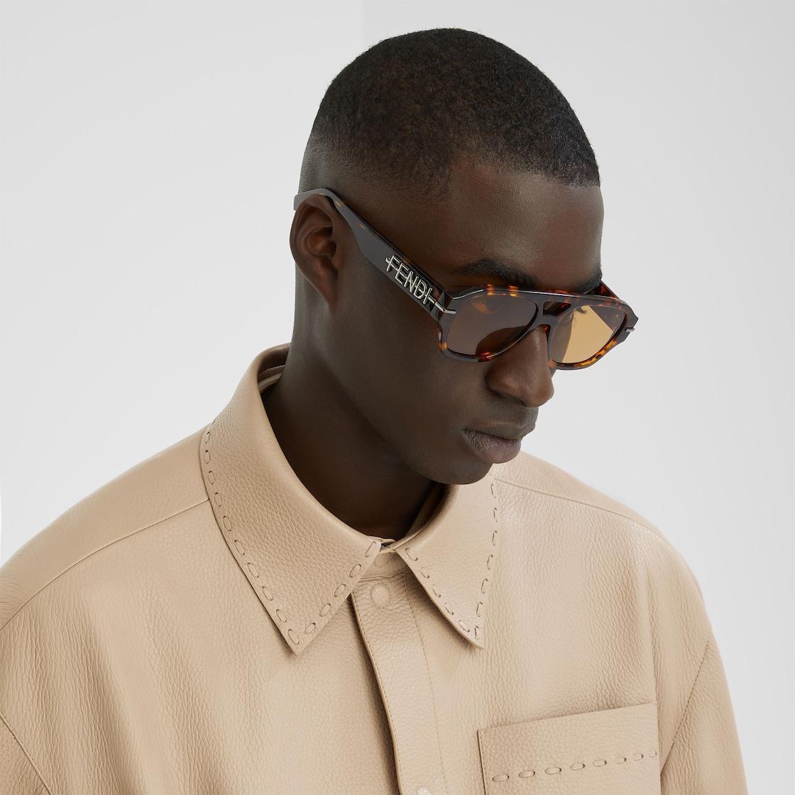 FendigraphyHavana acetate sunglasses Product Image