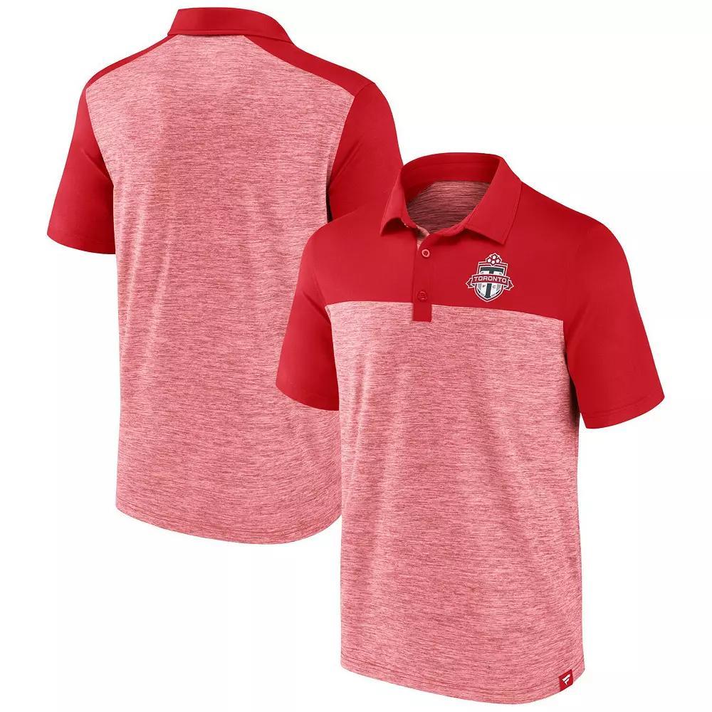 Men's Fanatics Red Toronto FC Clutch Space-Dye Polo, Size: Small, Tfc Red Product Image