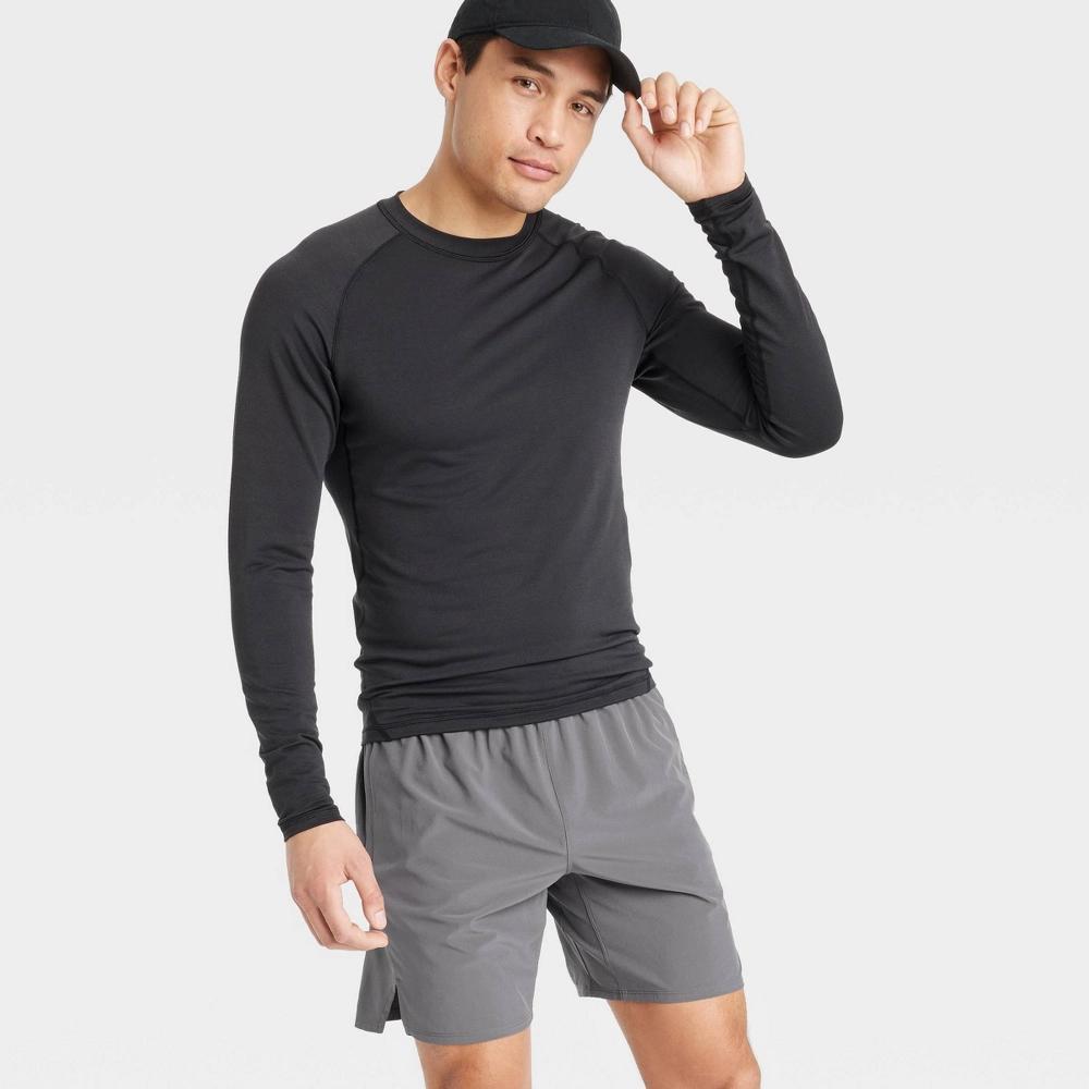 Mens 7 Active Light Unlined Run Shorts - All In Motion L: Moisture Wicking, Quick Dry, Zippered Pocket Product Image