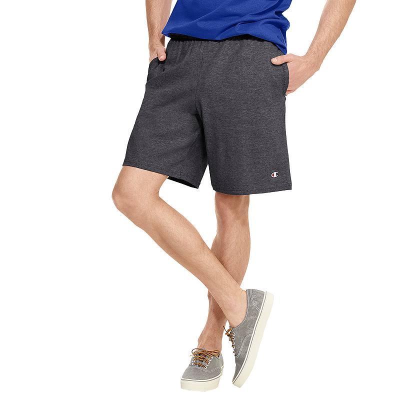 Mens Champion Jersey Shorts Granite Grey Product Image