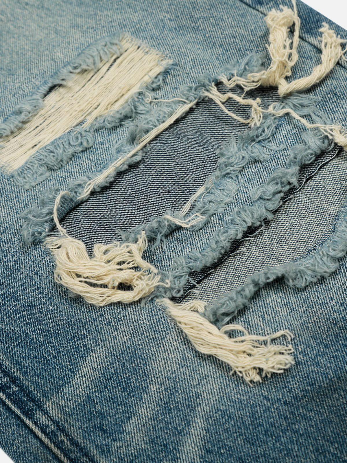 Aelfric Eden Distressed Washed Jeans Product Image