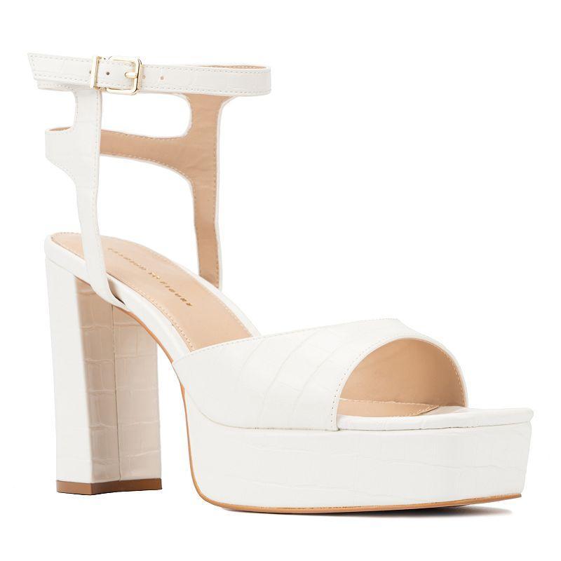 Fashion to Figure Hilari Womens Wide Width Strappy Heels Product Image