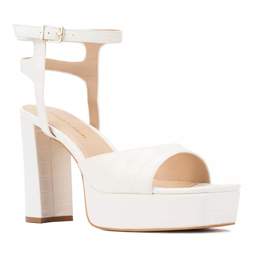 Fashion to Figure Hilari Womens Wide Width Strappy Heels Product Image