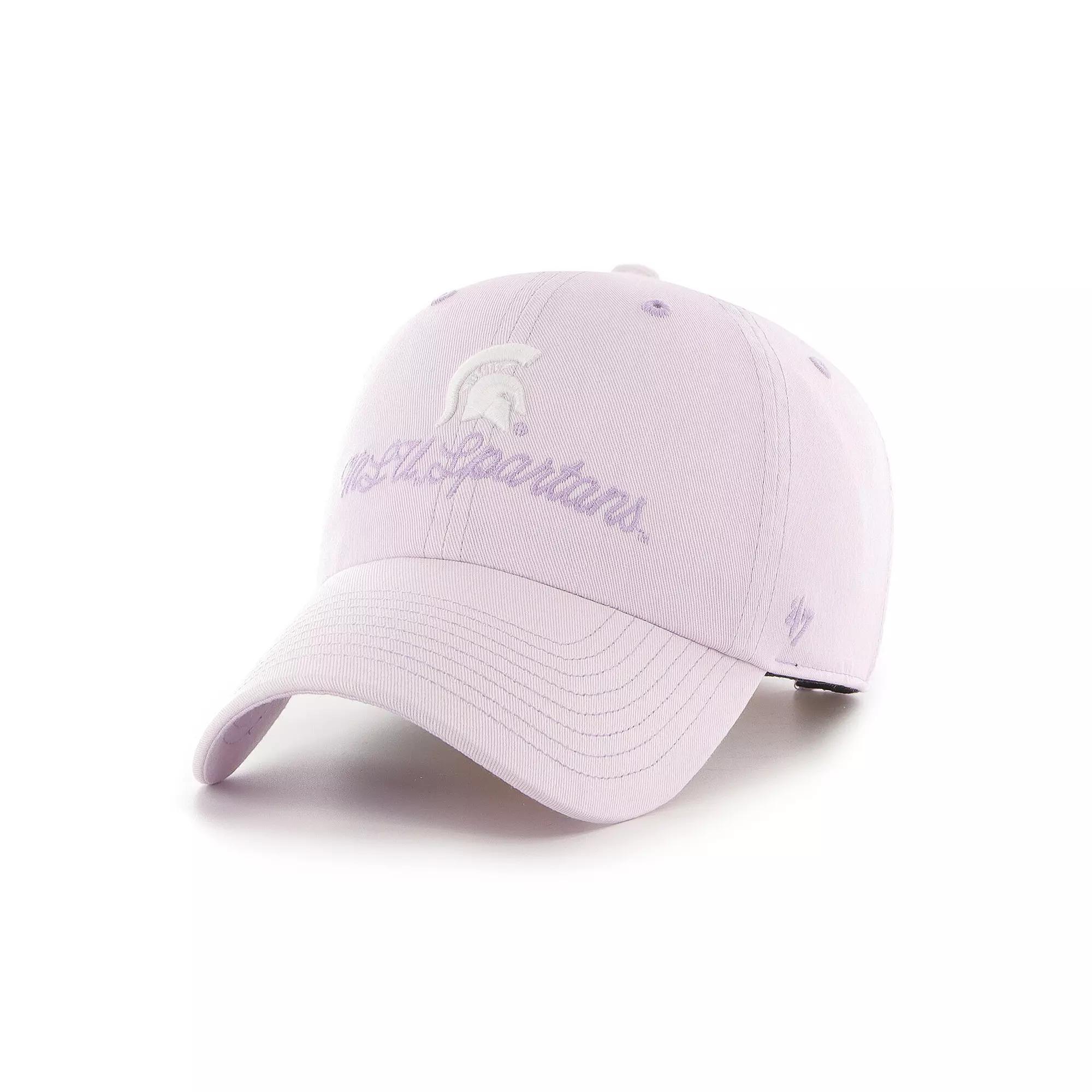 Women's '47 Purple Michigan State Spartans Haze Clean Up Adjustable Hat Product Image