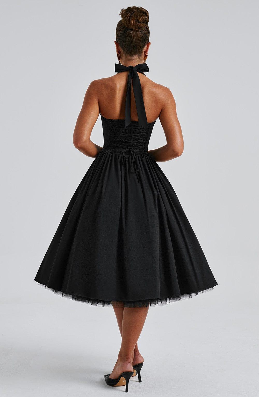 Cressida Midi Dress - Black Product Image