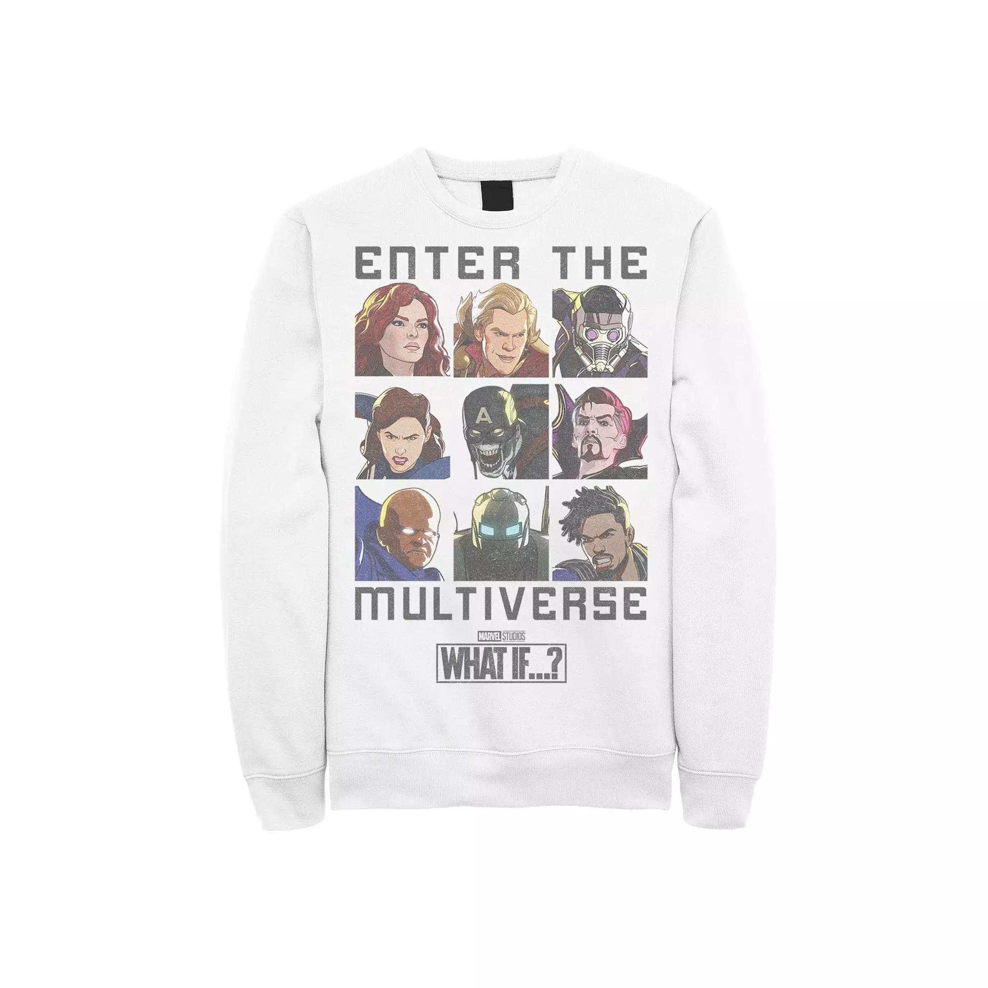 Mens Marvel What If Enter The Multiverse Quote Sweatshirt, Boys Product Image