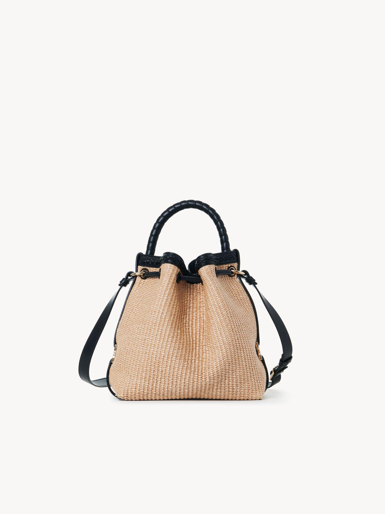 Marcie bucket bag in grained leather Product Image