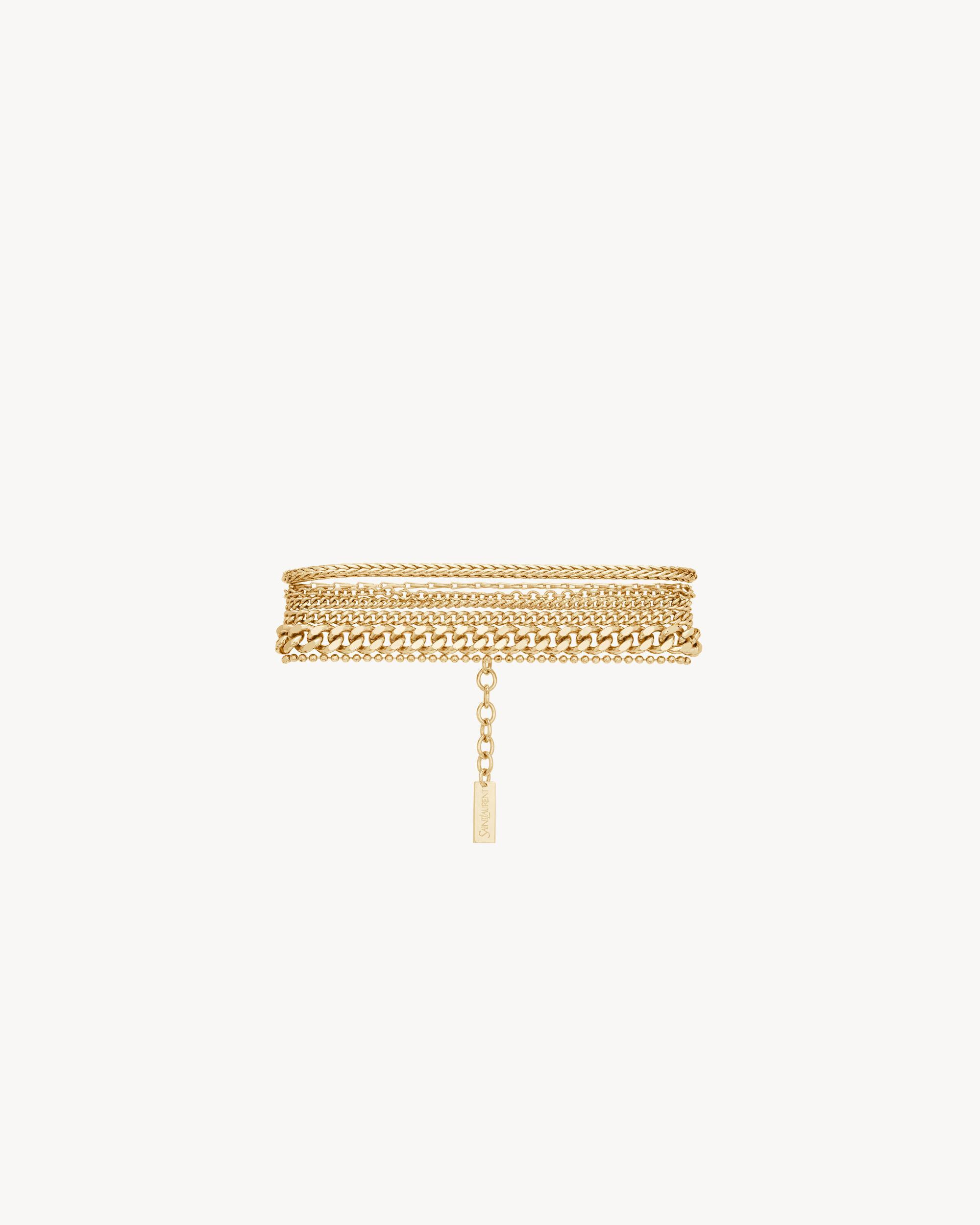 multi-chain bracelet in 18K yellow gold Product Image