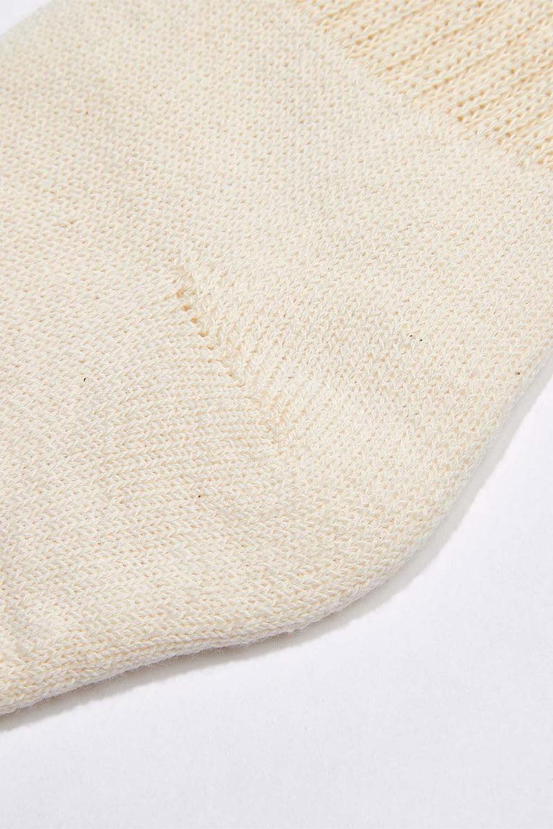Men's 3 Pack Organic Cotton Socks Natural-White Ankle Product Image