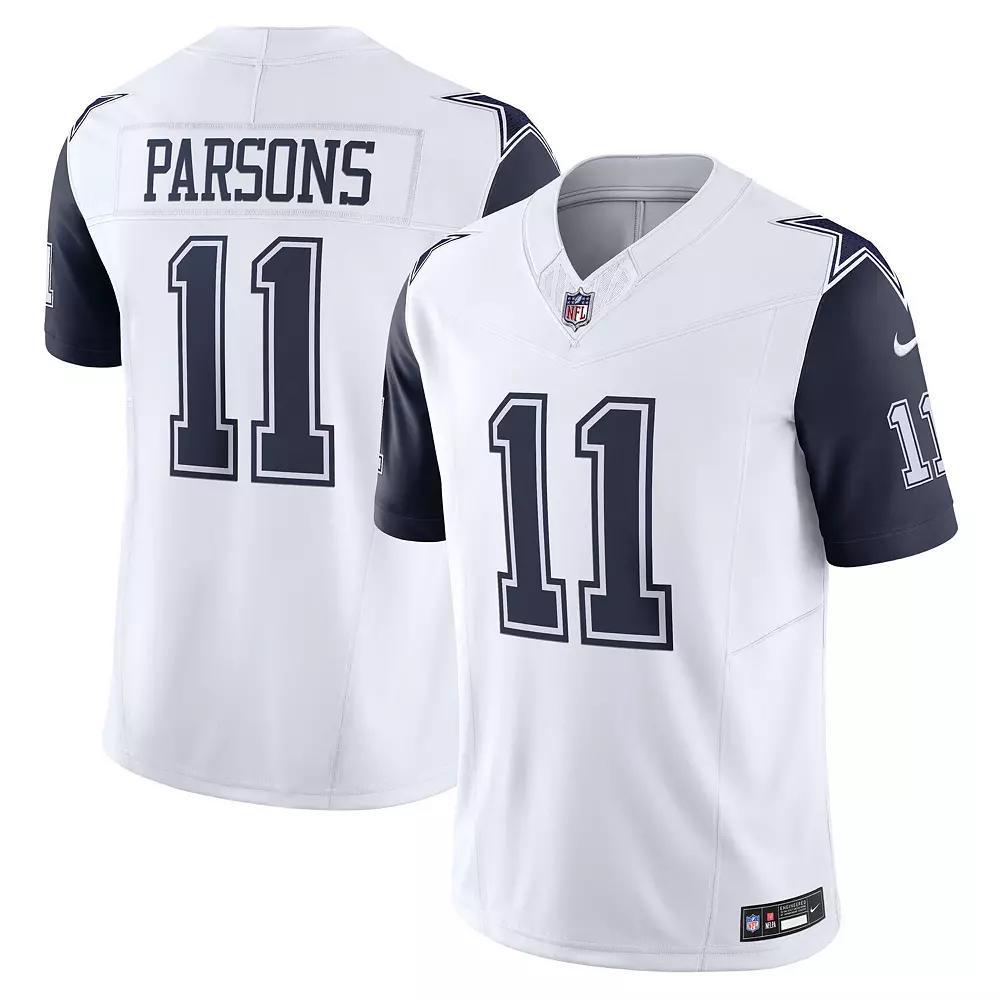 Men's Nike Micah Parsons White Dallas Cowboys Vapor F.U.S.E. Limited Jersey, Size: 2XL Product Image