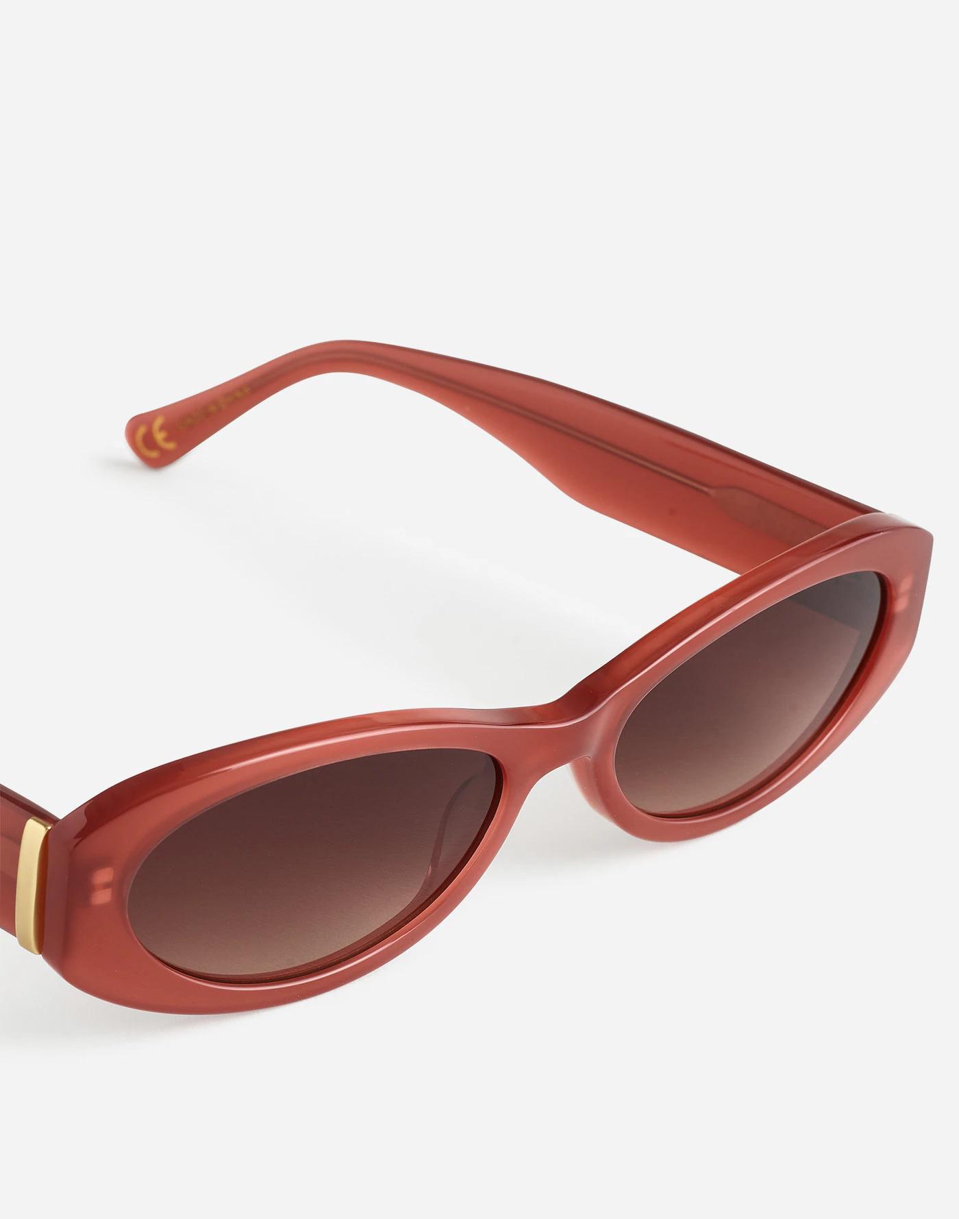 Skinny Oval Sunglasses Product Image