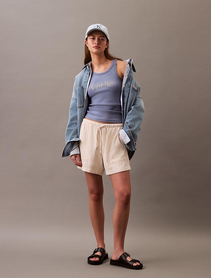 Double Gauze Pull-On Short Product Image