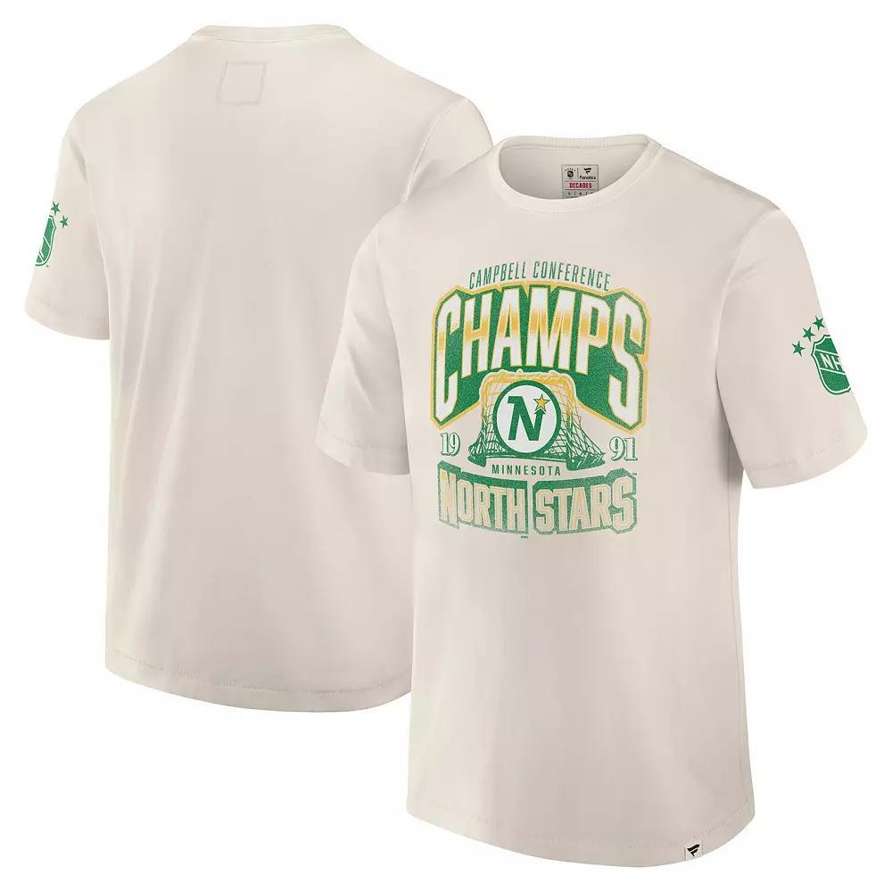 Men's Fanatics White Minnesota North Stars Decades Collection Timeless T-Shirt, Size: Medium, Nhl White Product Image