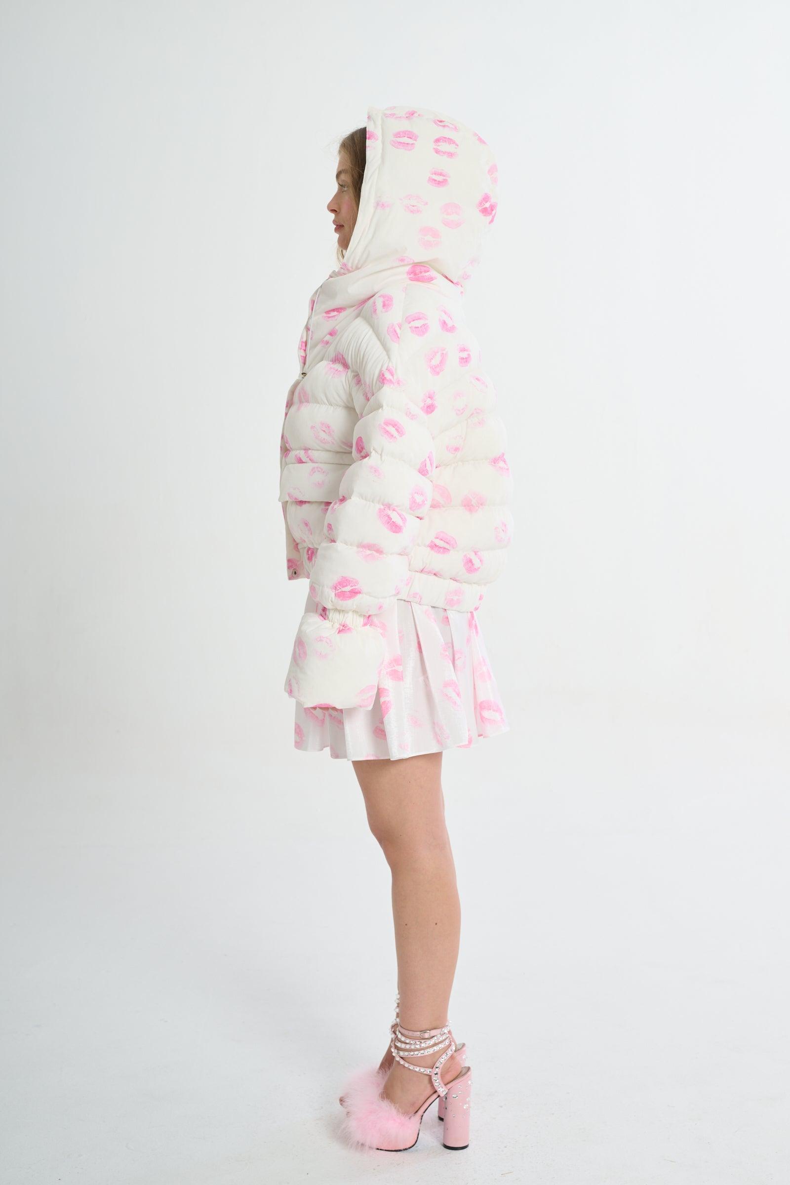 Kiss on the Lips Hooded Puffer Product Image