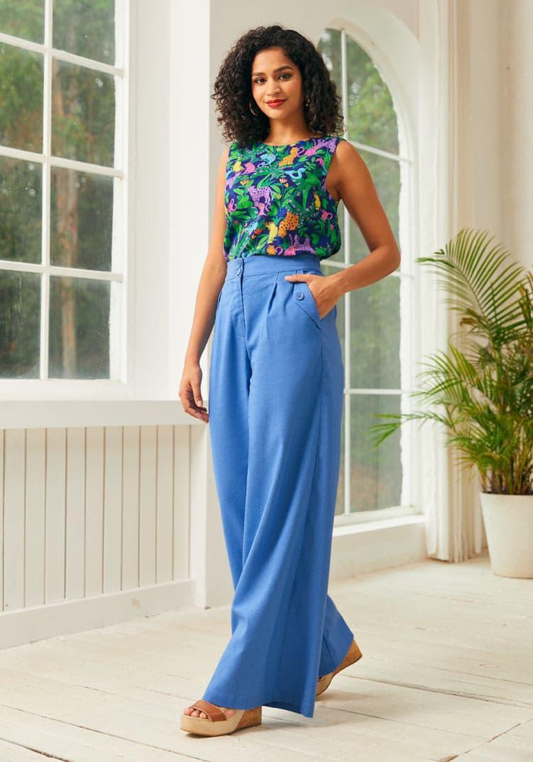 Lazy Afternoon Wide Leg Pants Product Image