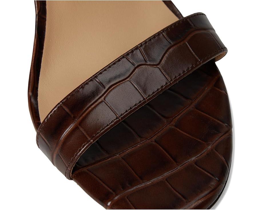 Allie Bow-Trim Satin Sandals Product Image