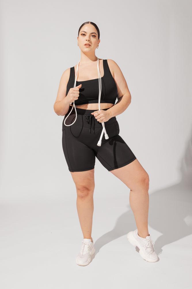Cargo Biker Short - Black Product Image