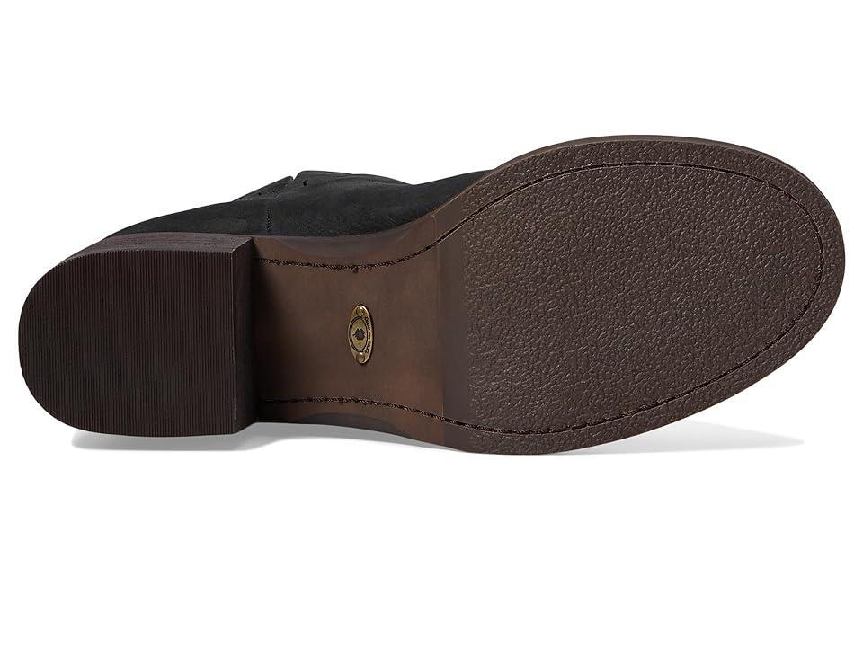 Lucky Brand Hirsi Leather Low Stack Heel Booties Product Image