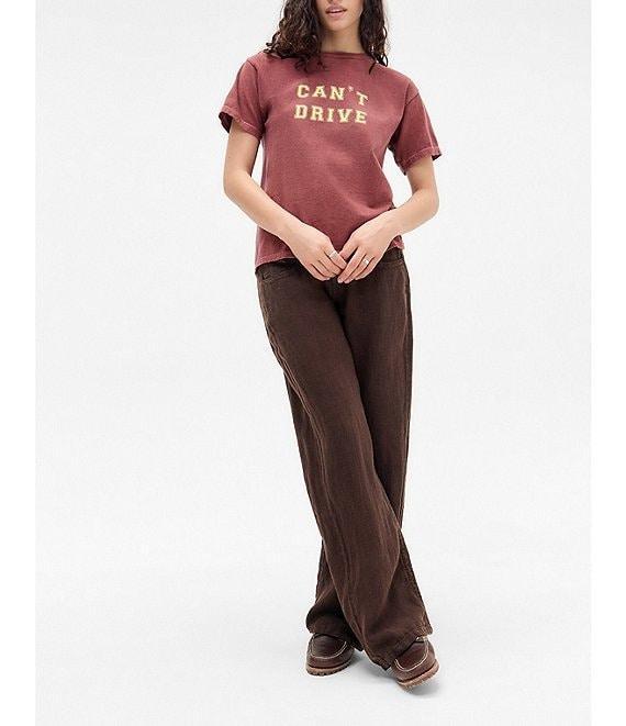 BDG Urban Outfitters Can't Drive Relaxed Short Sleeve T-Shirt Product Image