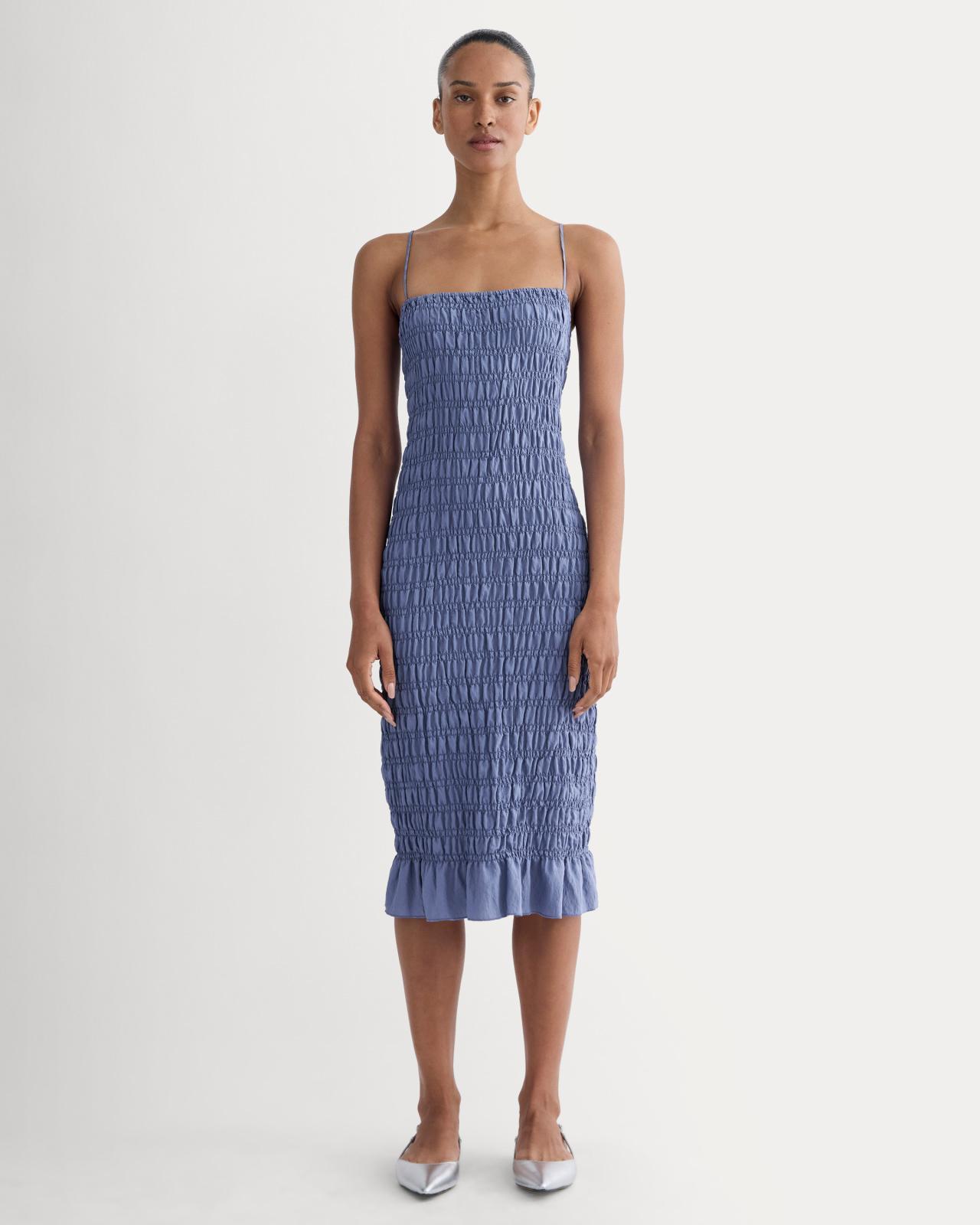 Womens Smocked Column Dress by Everlane Product Image