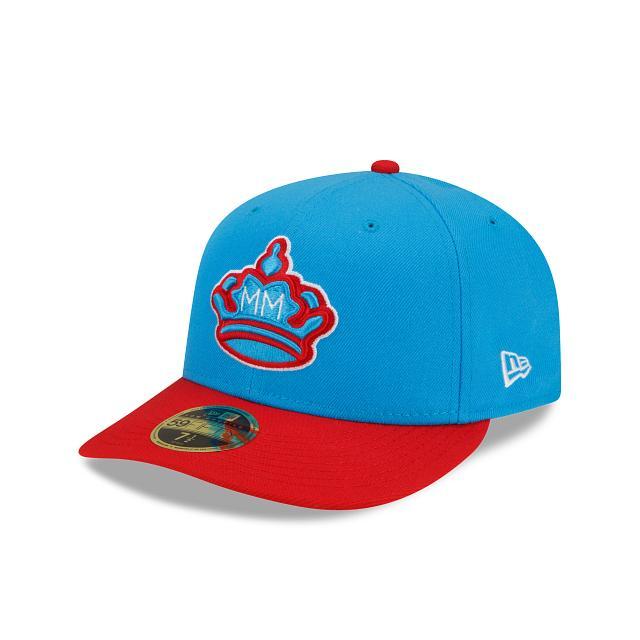 Miami Marlins City Connect Low Profile 59FIFTY Fitted Hat Male Product Image