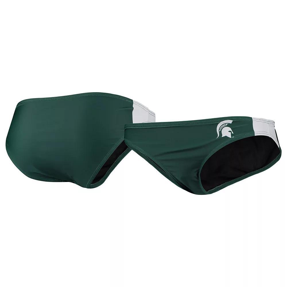 Women's FOCO Green Michigan State Spartans Wordmark Bikini Bottom, Size: XL Product Image